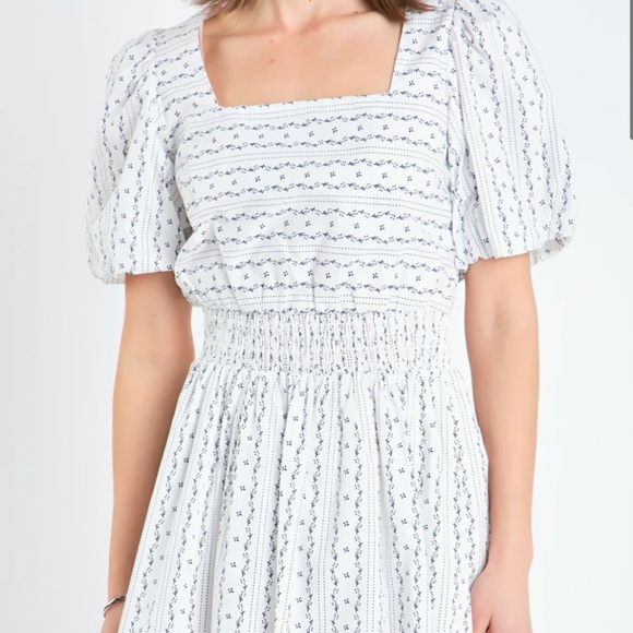 English Factory Floral Cotton Mini Dress NWT - Picture 5 of 7